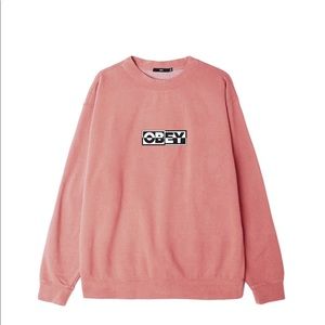 Obey Inside Out Box Pigment Crewneck Sweatshirt